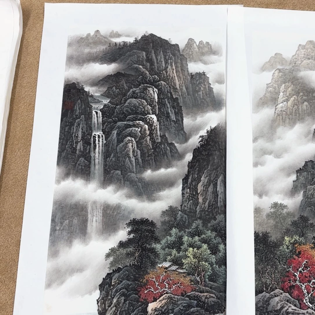 国画小****I王月三尺山水童