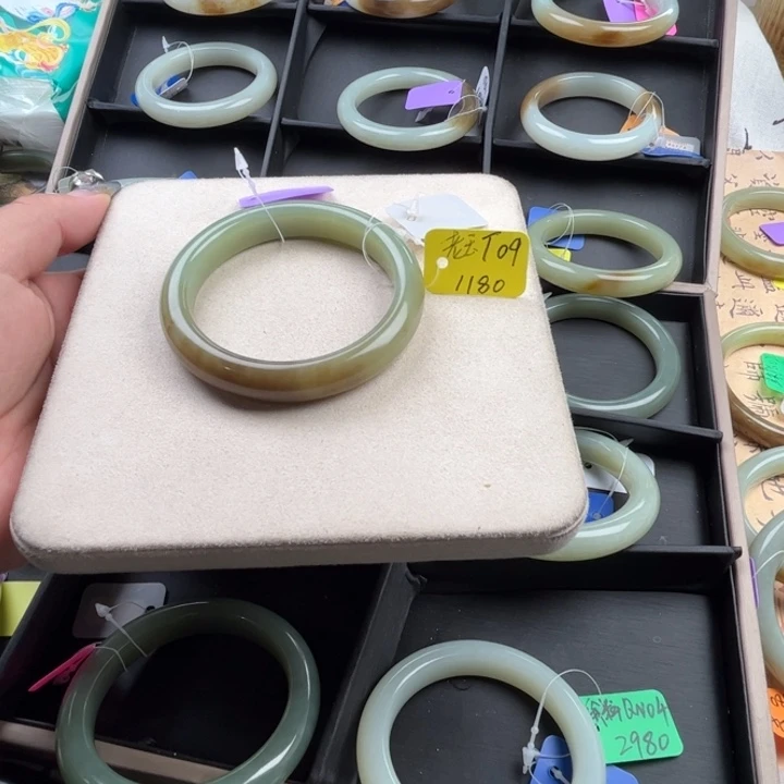 未镶嵌手镯和田玉玲珑美镯58.2