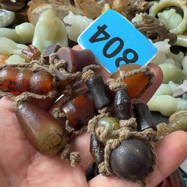 玛瑙/玉髓颈饰合金