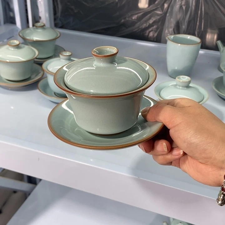 瓷片微瑕盖碗886985