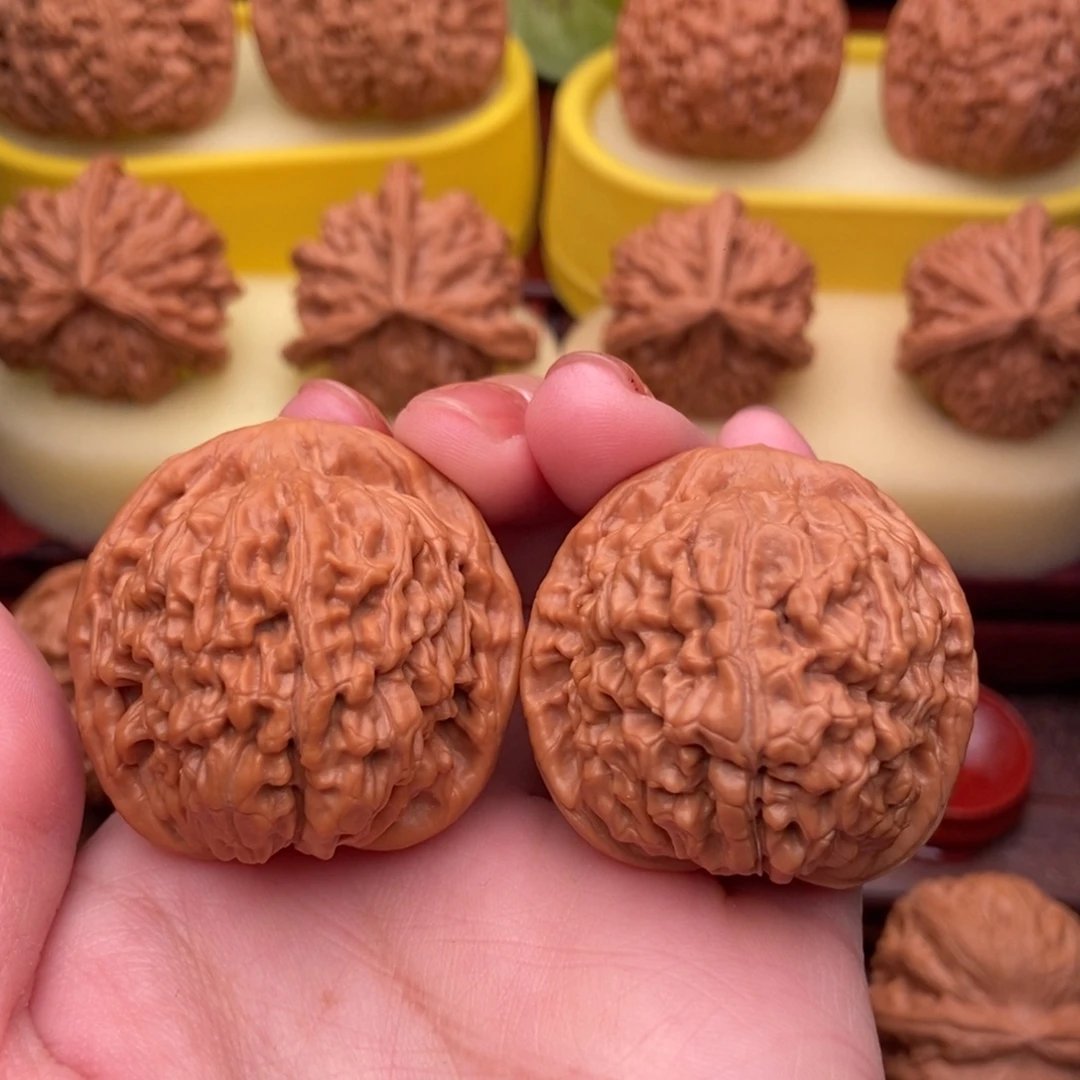 文玩核桃把件野生莲花39