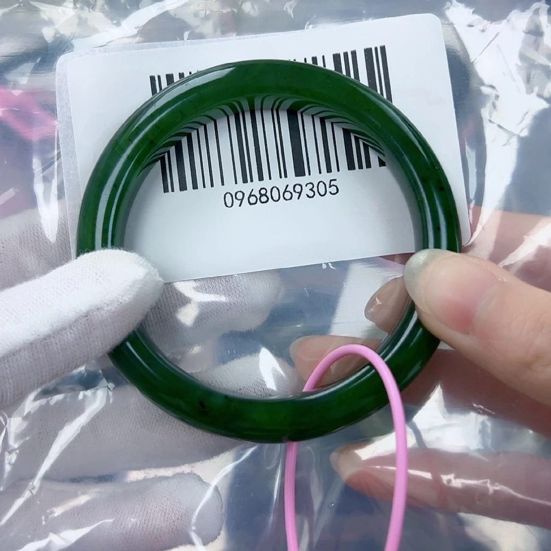 和田玉（碧玉）手镯未镶嵌59