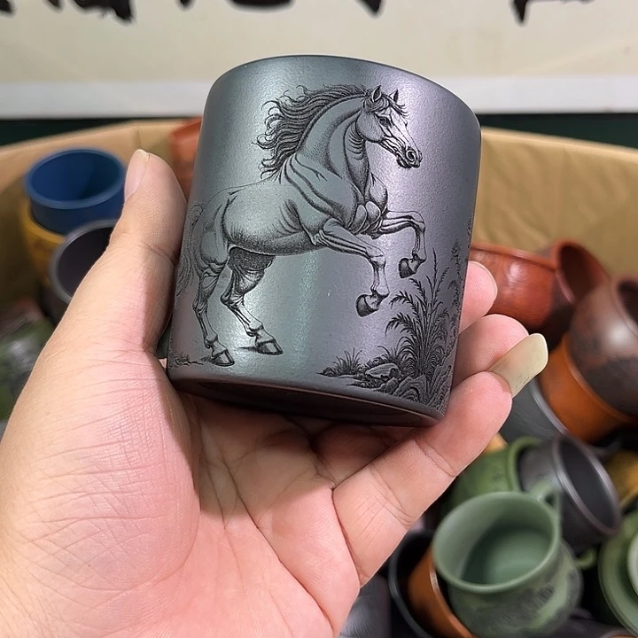 茶杯紫砂全手工紫砂主人杯