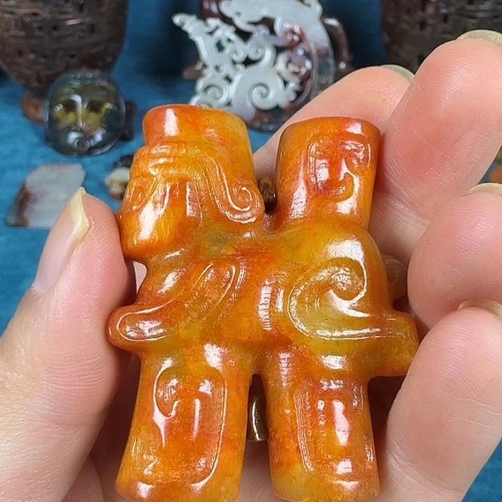 和田玉（糖玉）未镶嵌挂件