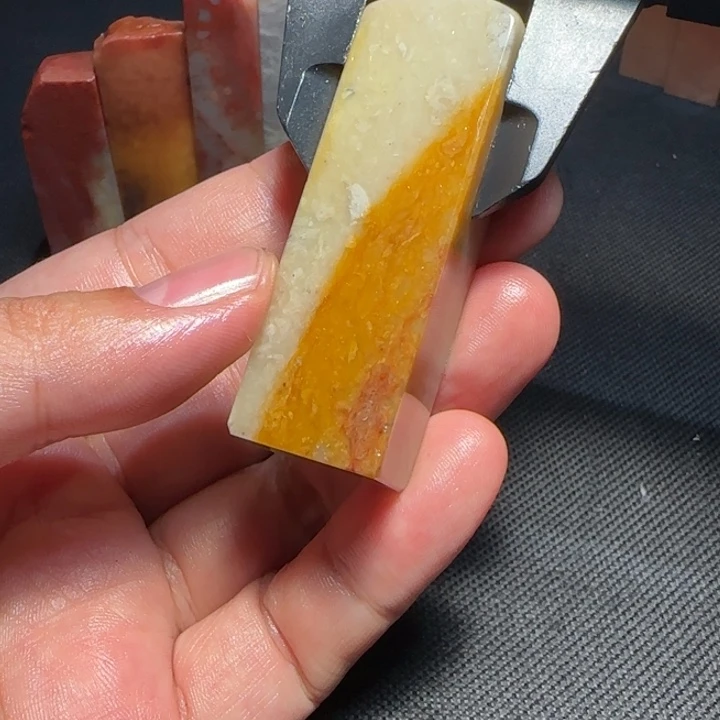 寿山石福集福寿山石印章
