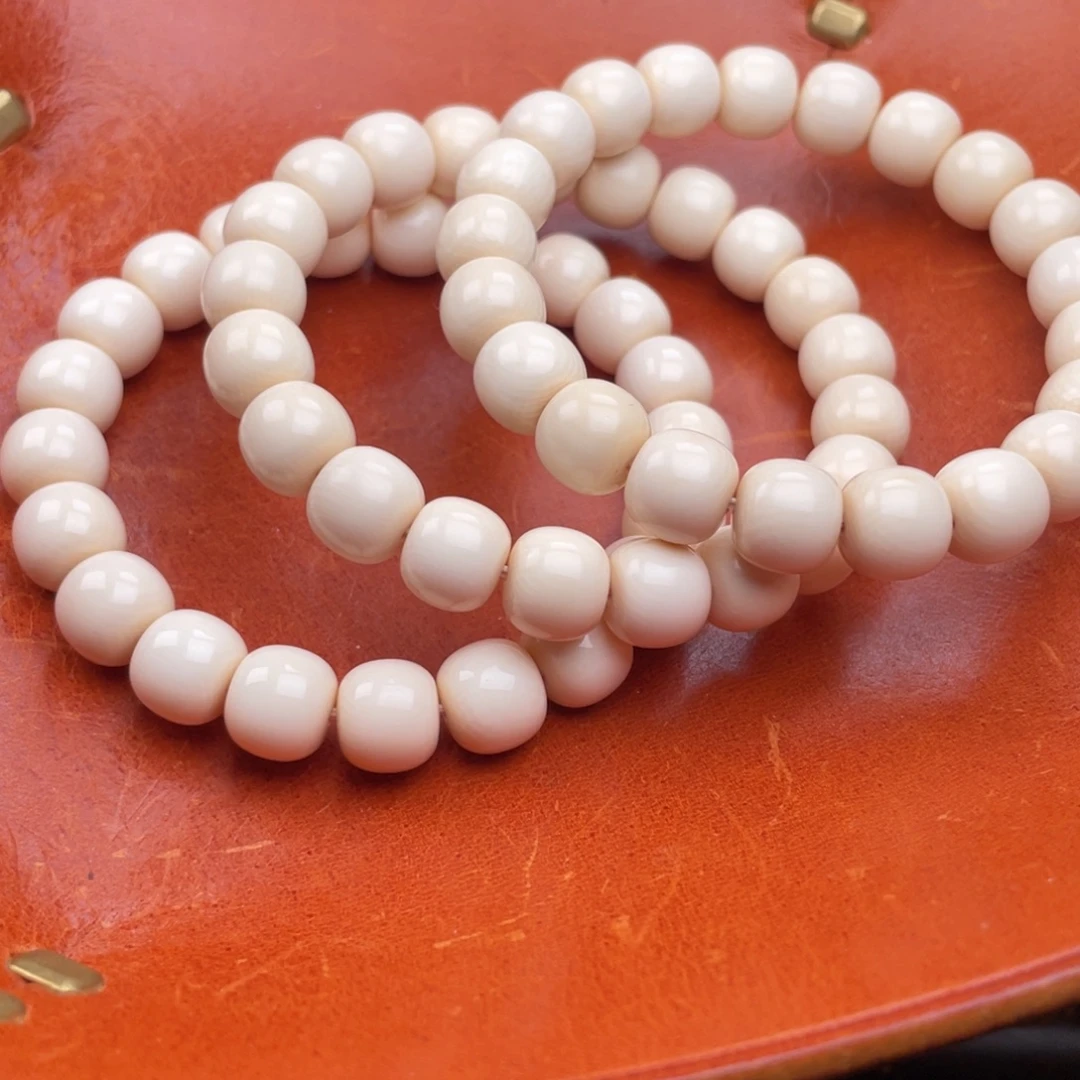 猛犸象牙手串/手链/手镯9*10手串冰料