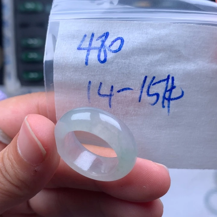 未镶嵌戒指翡翠戒圈