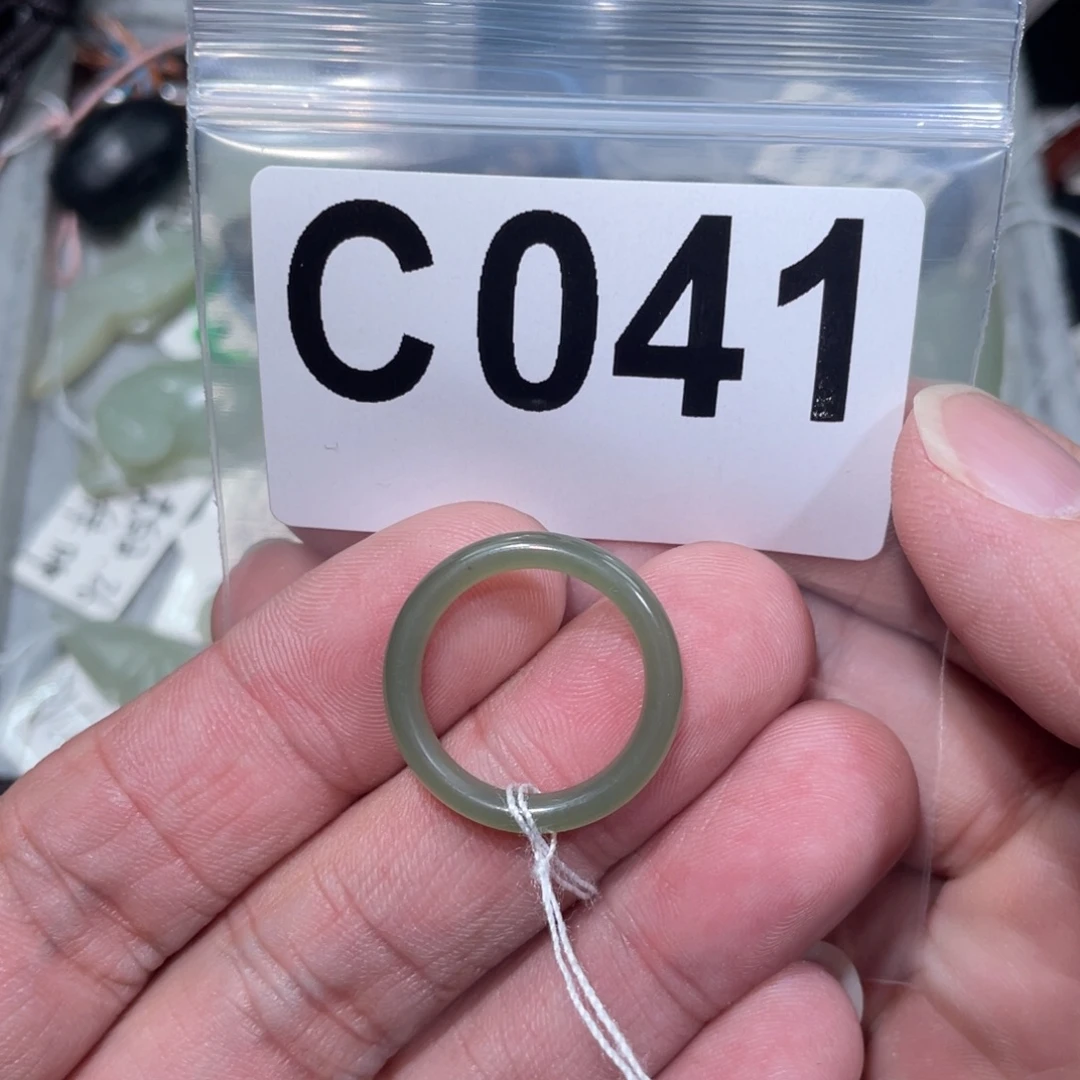 和田玉未镶嵌颈饰圈口16.8