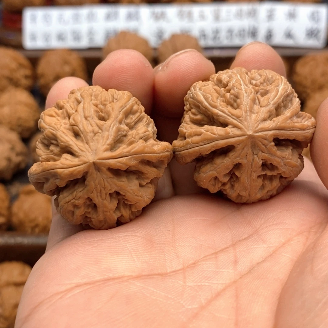 夏***风吊坠文玩核桃35尺 全品大粗筋 82