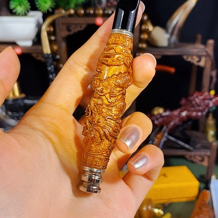 高端定制金丝楠烟嘴