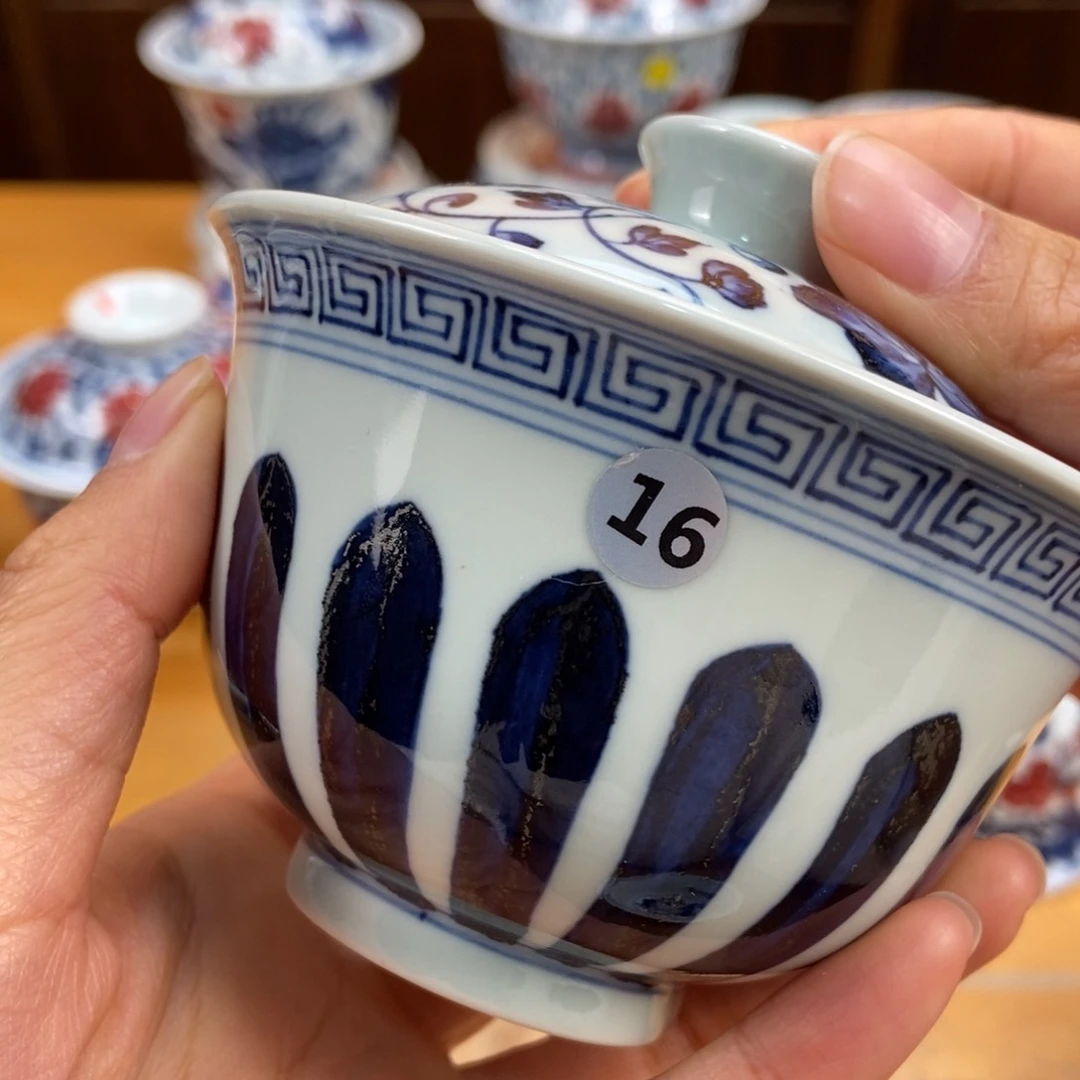 手绘现代茶具非古董