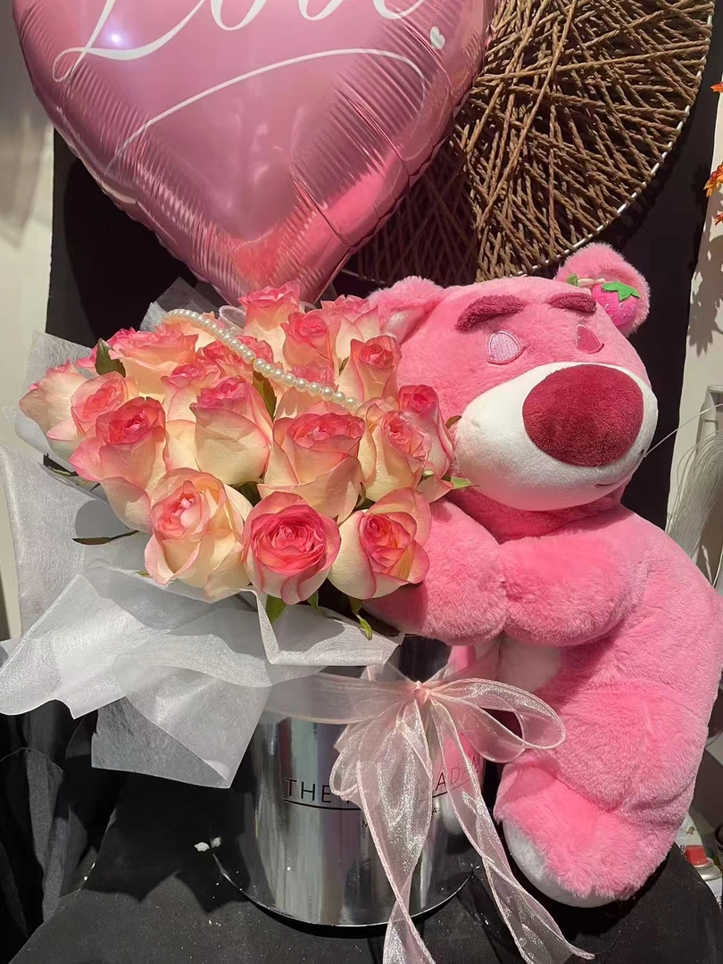 19朵爱莎公主抱抱桶