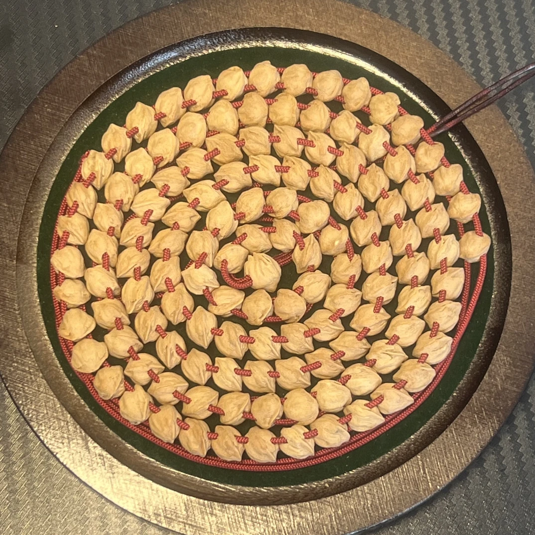 高油高密皮质坚硬西藏双打蛇骨百香籽脖挂串珠