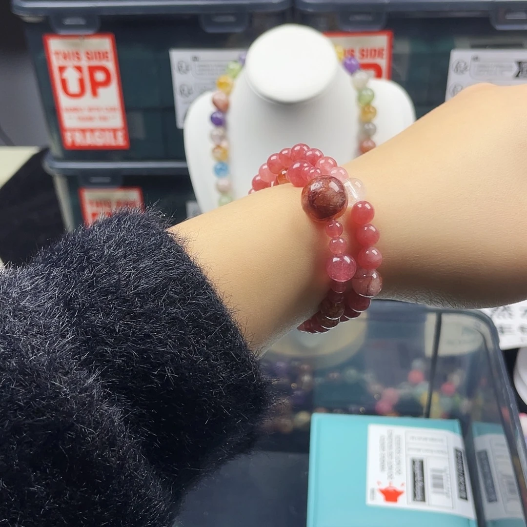 手链烟晶银S925镶嵌