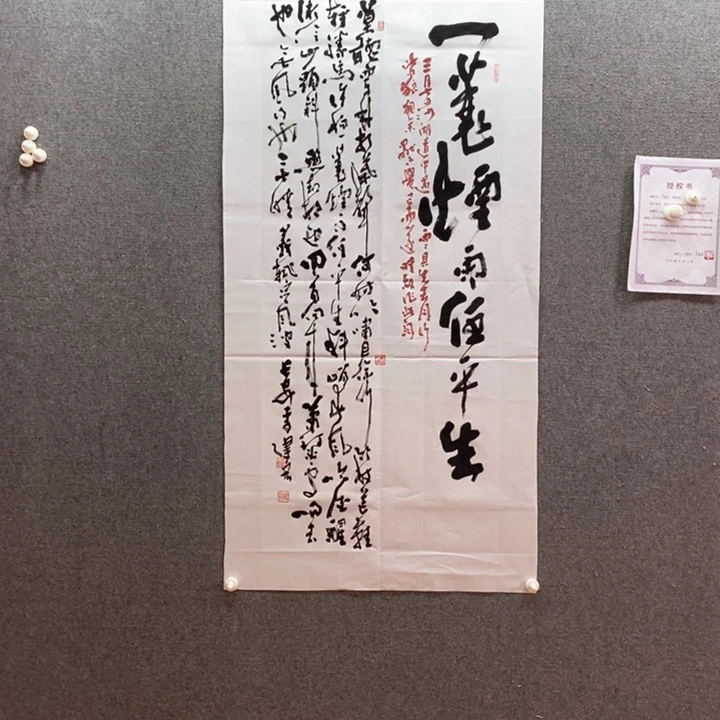 书法书法作品多次参加