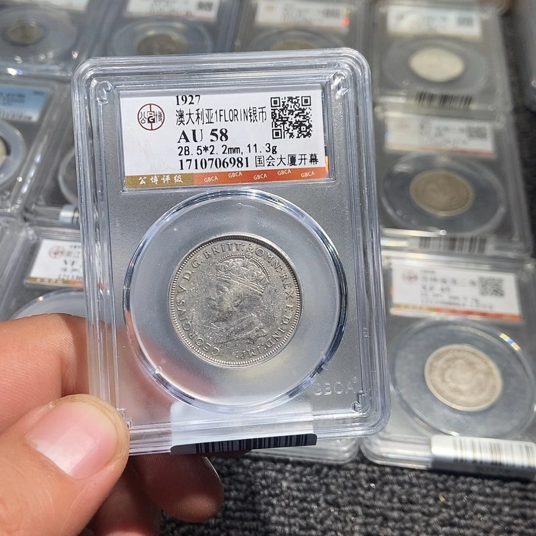 银小董澳大利亚银币6981