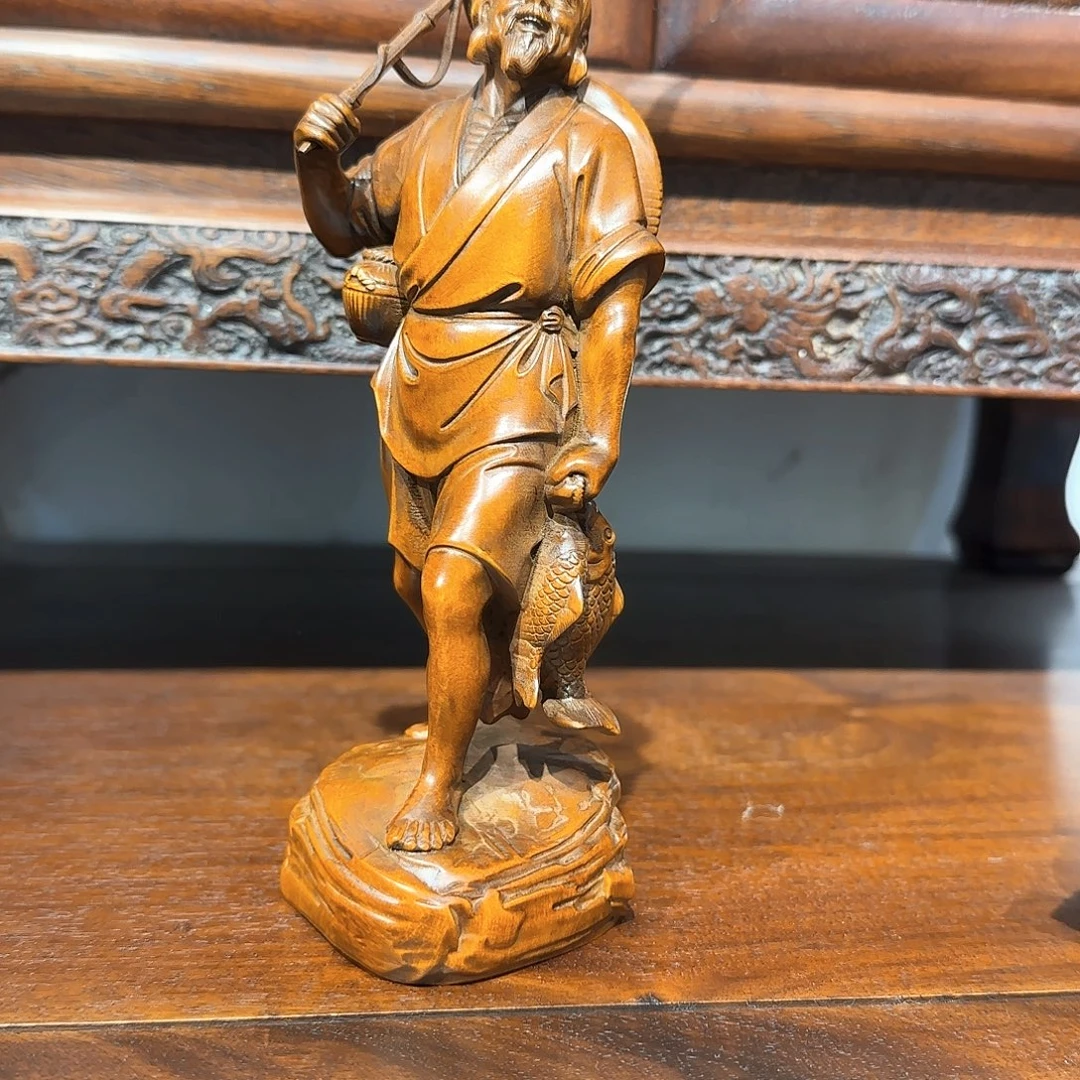 用***贝黄杨木与我那个摆件一个高16