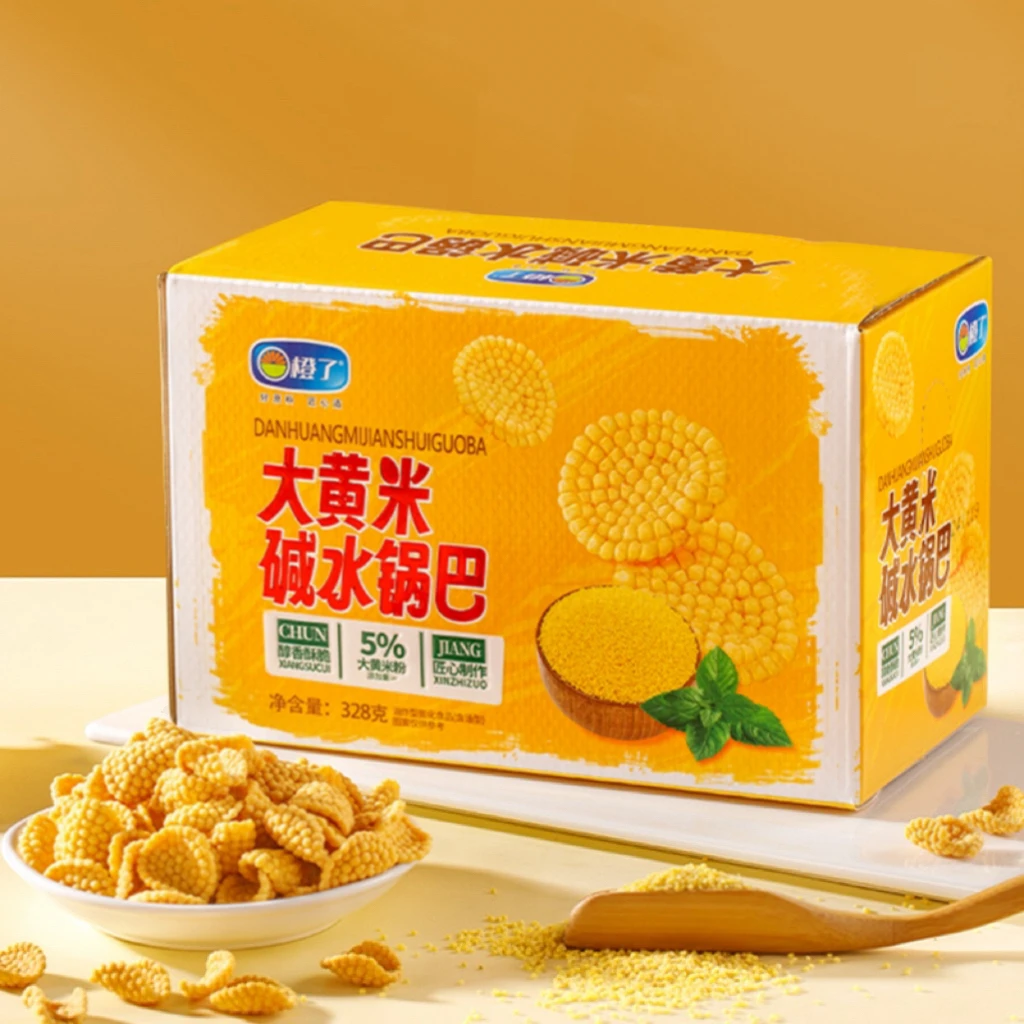 【整箱30包】大黄米碱水锅巴经典老式传统解馋酥脆网红休闲小零食