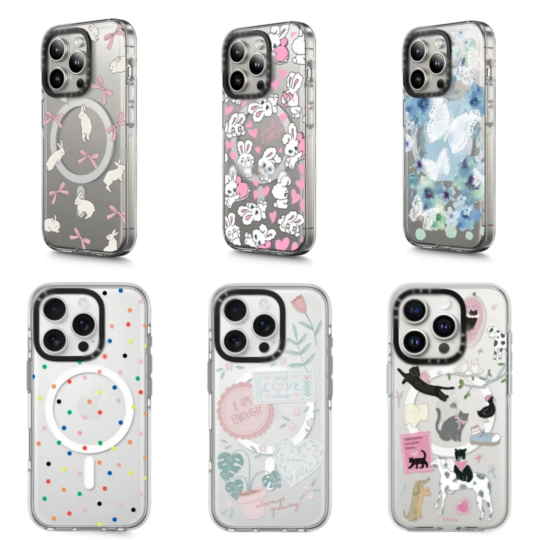 【C版本磁吸冰晶】CASE苹果壳适用iPhone16防摔15磁吸14保护套13