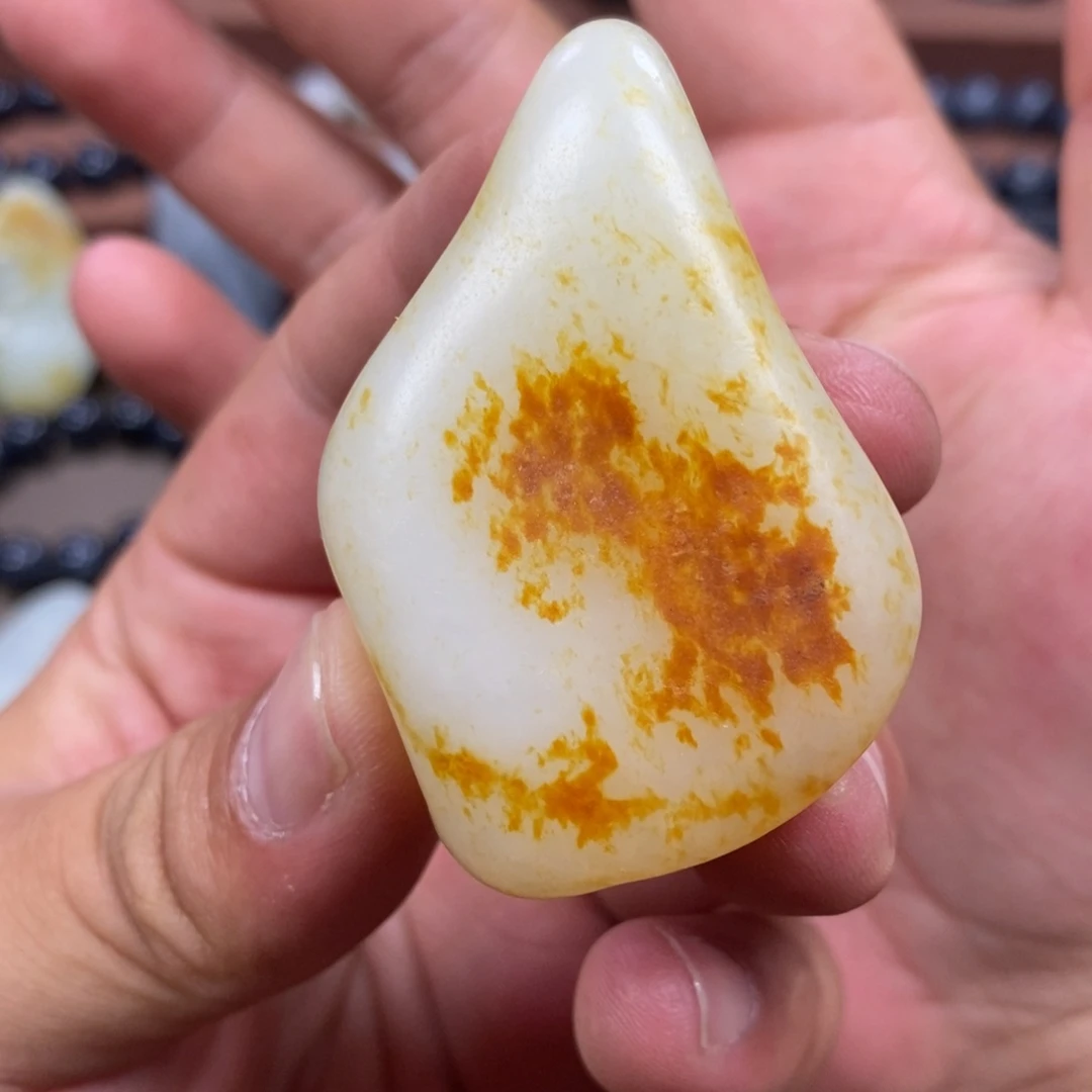 【闪购商品】和田玉未镶嵌把件新疆和田玉红皮原石手把件