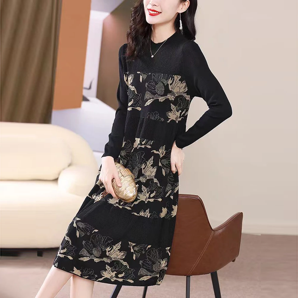 新特YY秋冬高端定制701-998对应编号链接时尚秋冬显瘦连衣裙