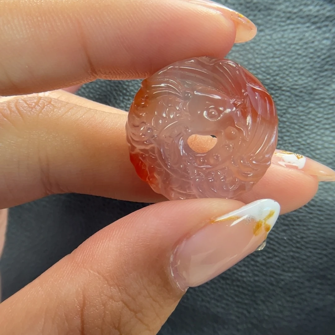 南红玛瑙未镶嵌吊坠