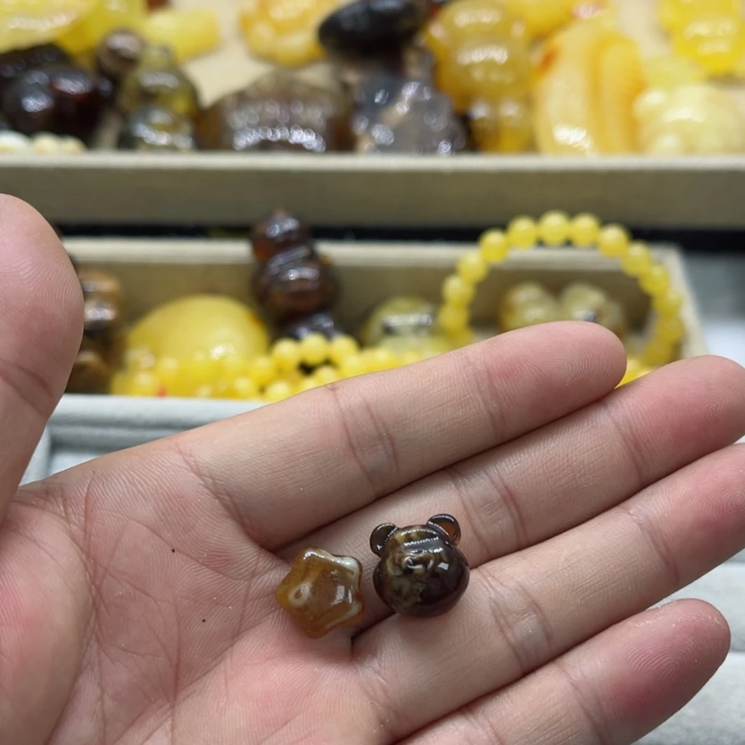 【闪购商品】琥珀裸石未镶嵌天然琥珀根珀