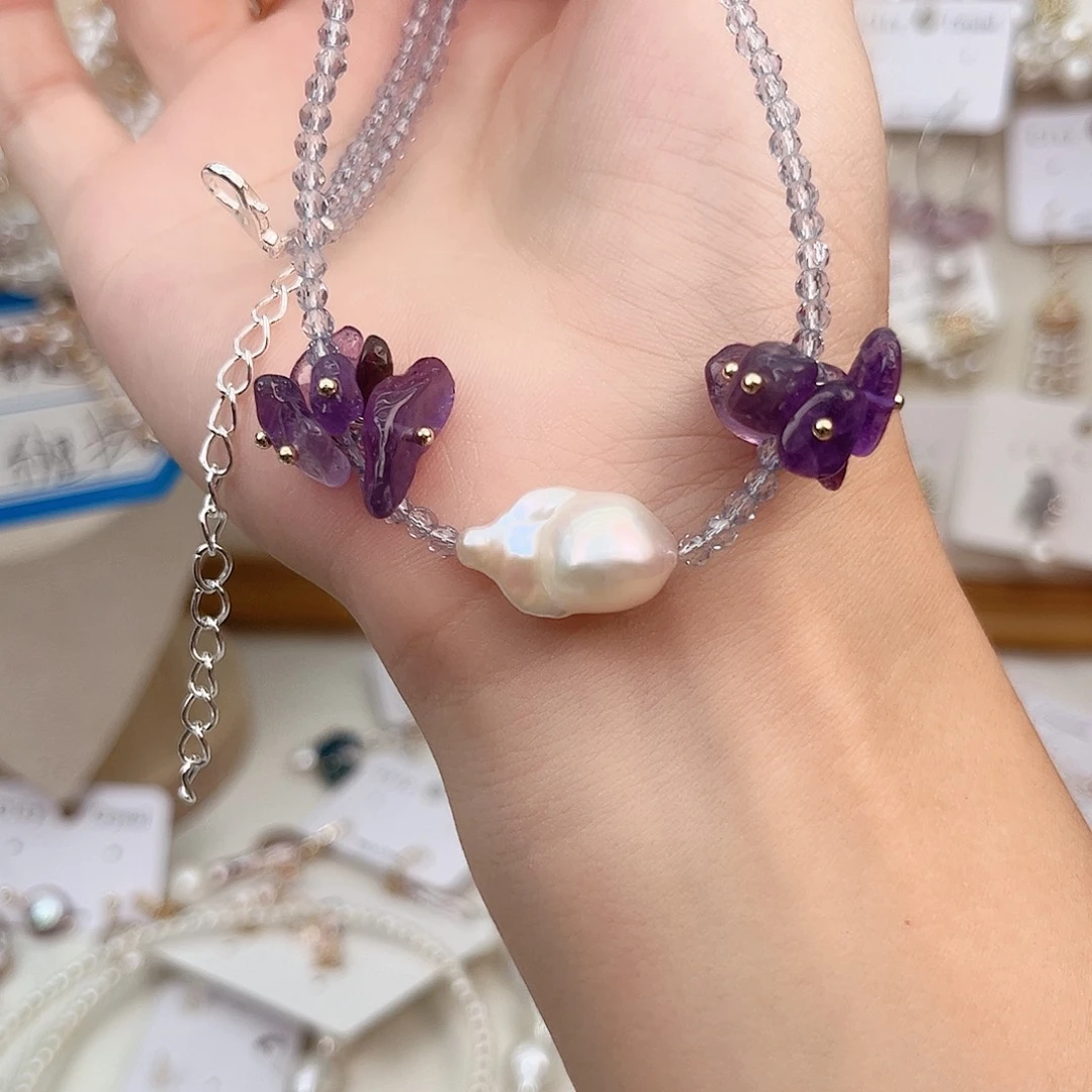 颈饰未镶嵌淡水珍珠