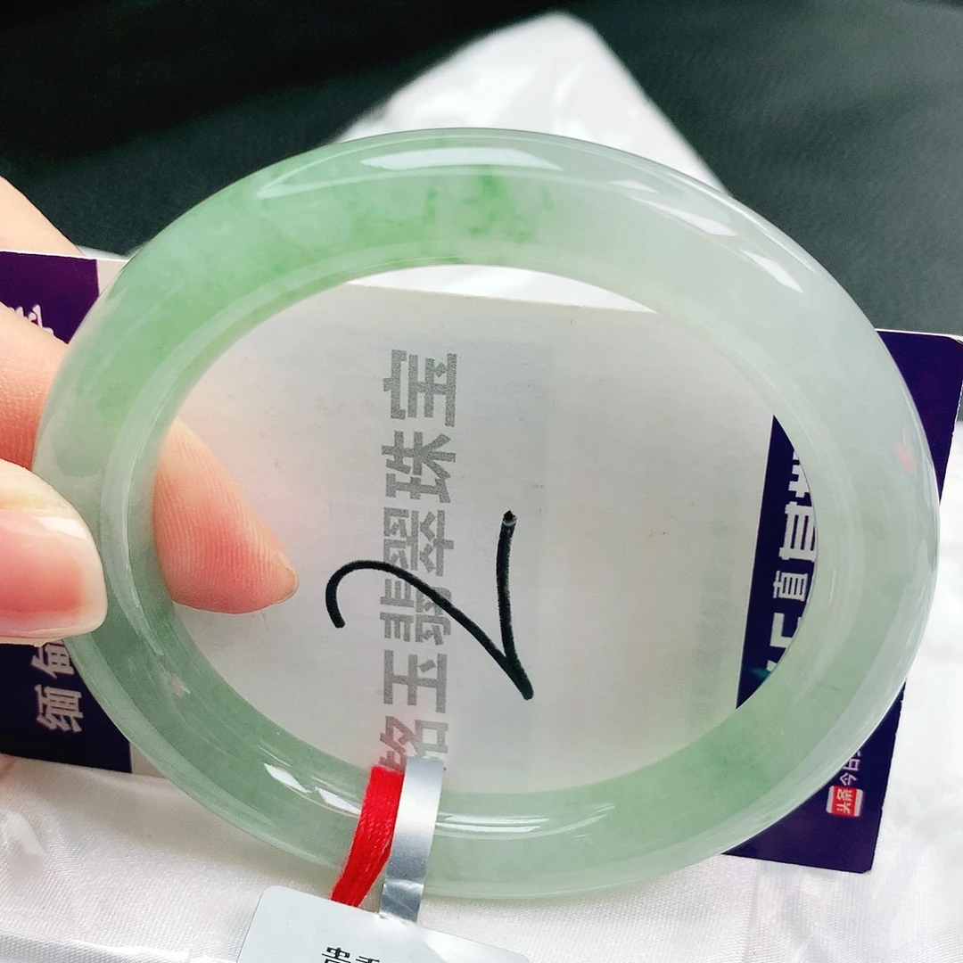 翡翠未镶嵌手镯缅甸天然A货翡翠