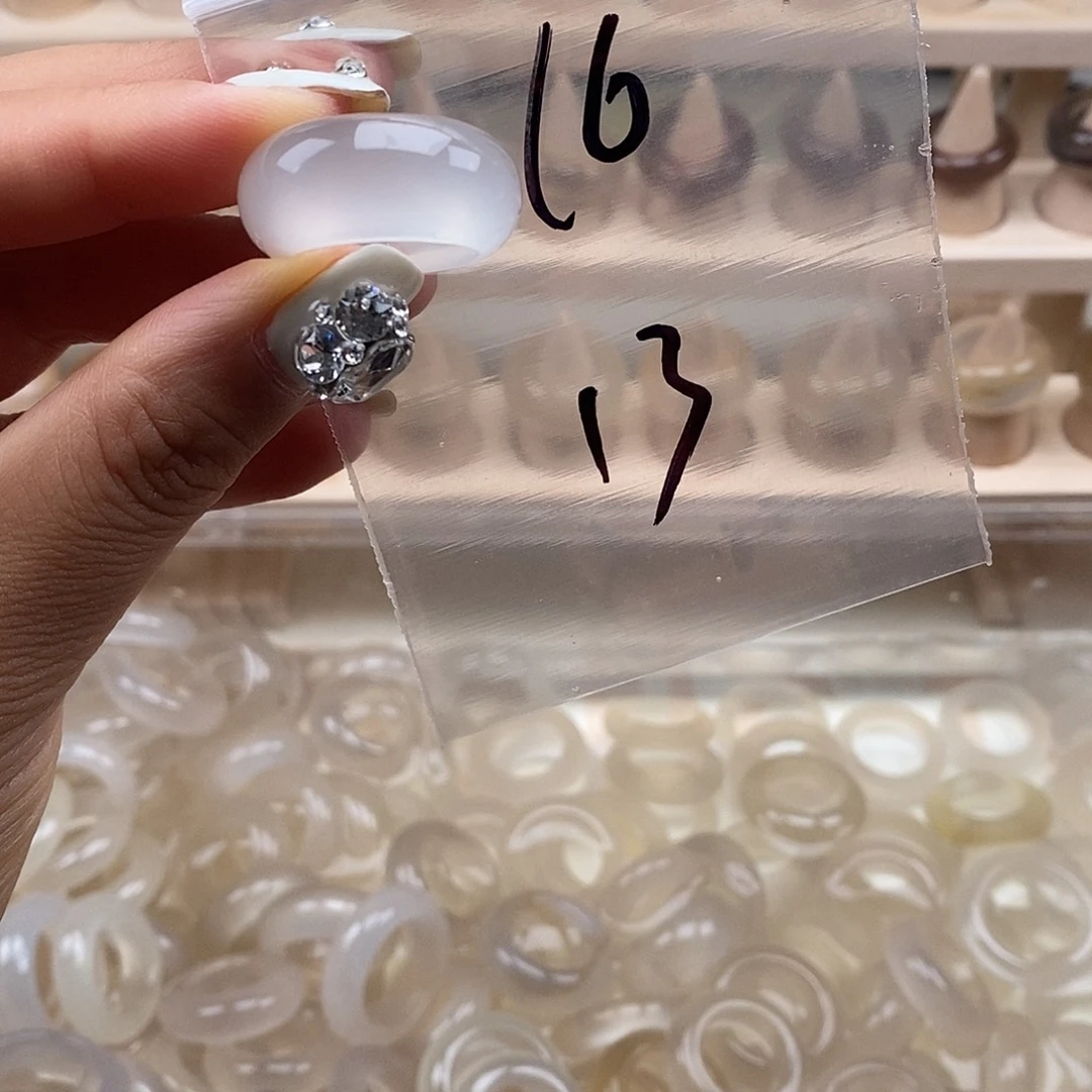 玛瑙/玉髓戒指合金