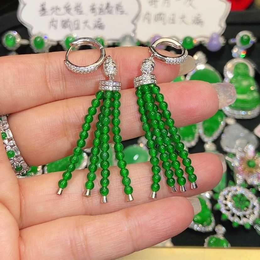 【闪购商品】未镶嵌翡翠耳饰天然翡翠
