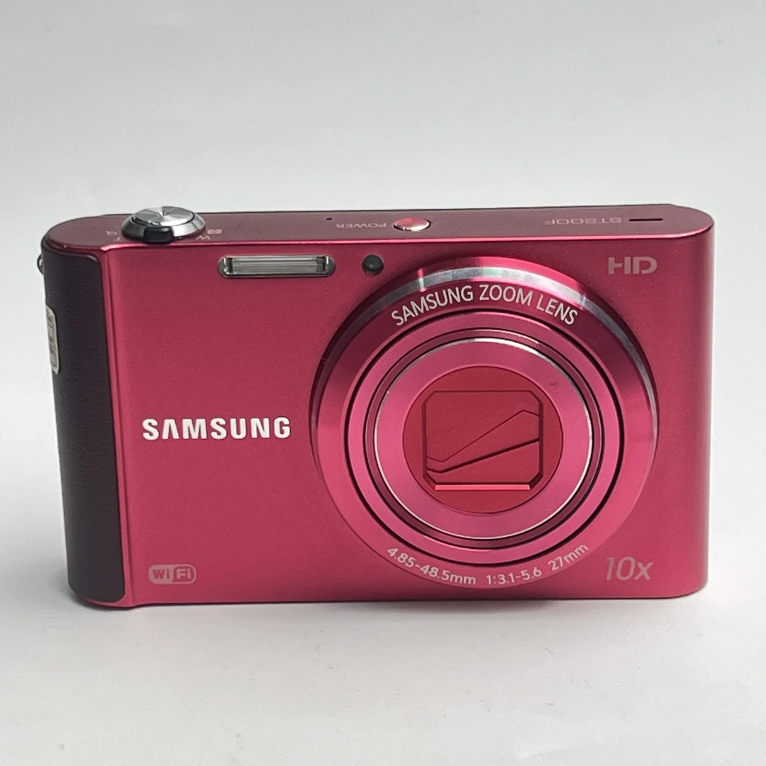 9新 Samsung/三星 st200红色1600w像素10倍光学变焦复古ccd相机