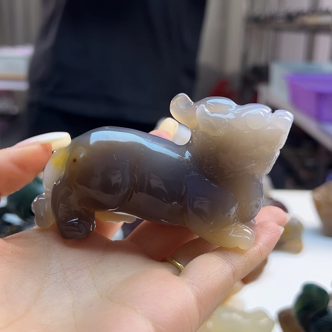 玛瑙/玉髓未镶嵌吊坠(不含链)