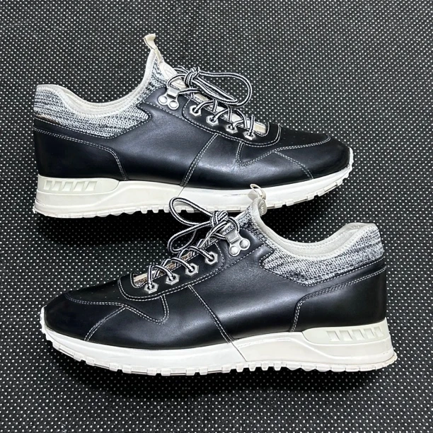 95新 LouisVuitton/路易威登 40码 26cm 黑白 run away 休闲鞋