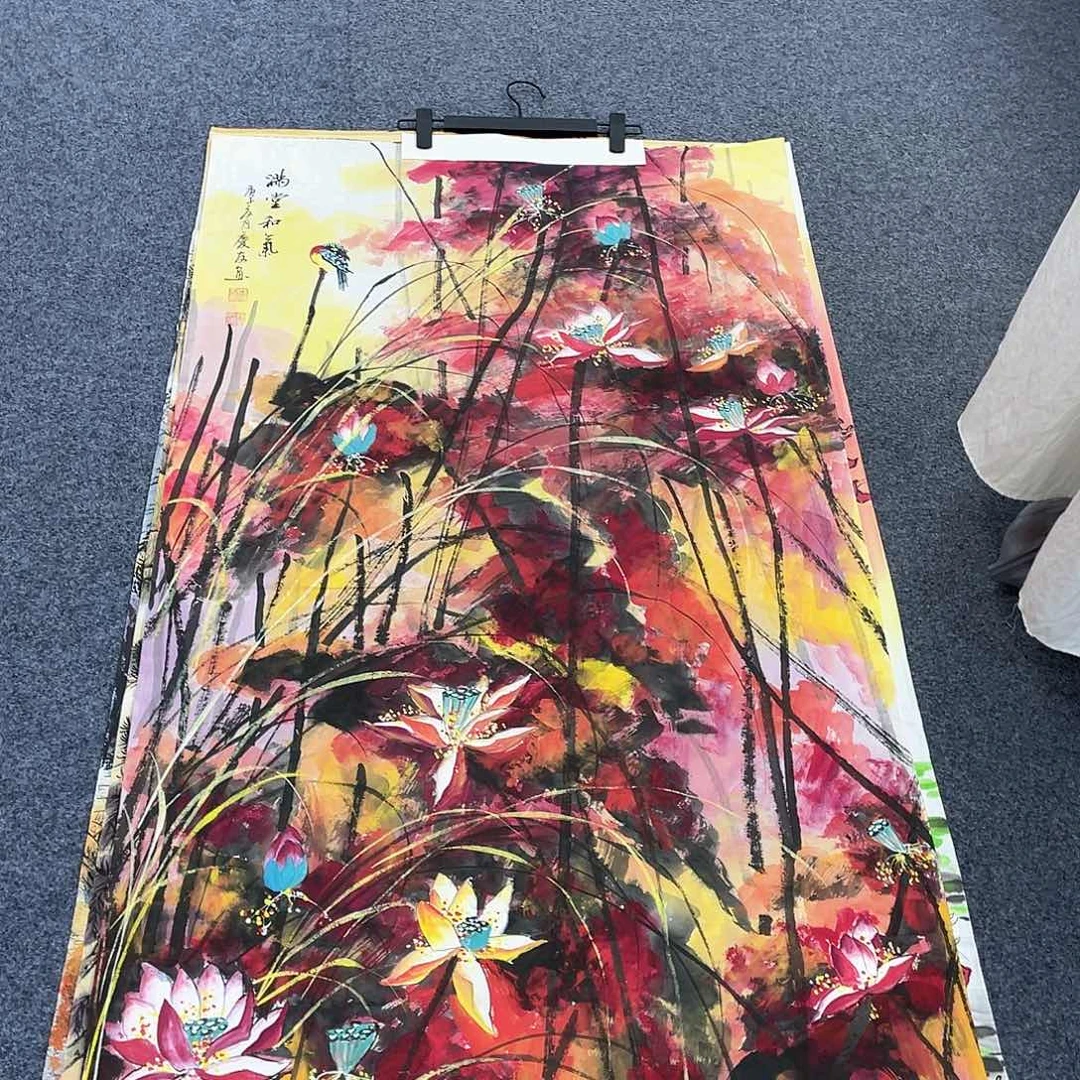 国画作品小姐姐放漏…
