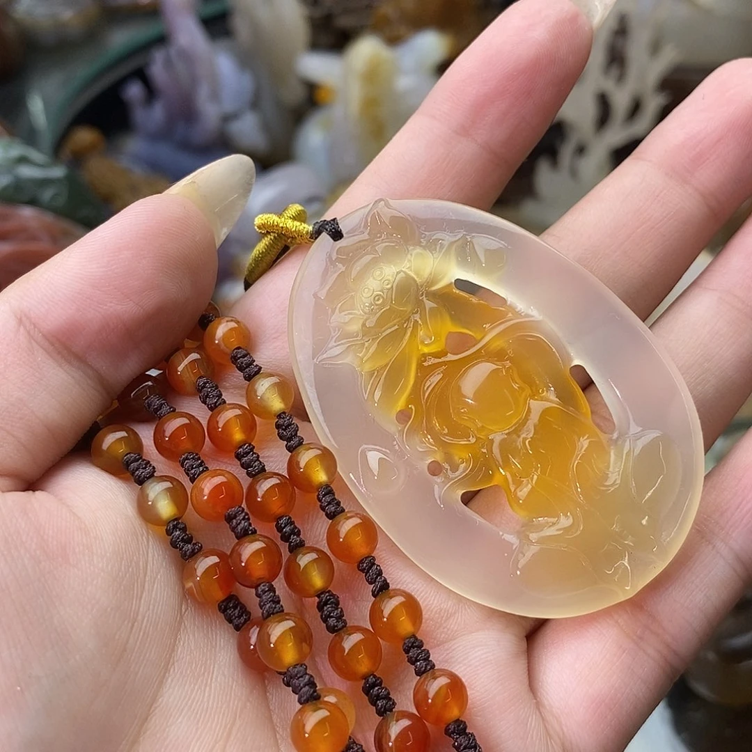 玛瑙/玉髓未镶嵌颈饰