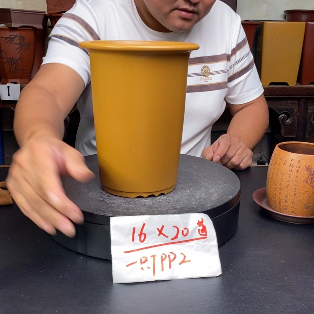 紫砂花盆货号一只TPP2
