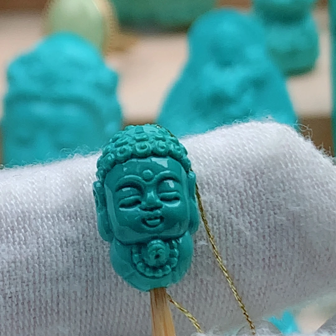 未镶嵌绿松石宝宝佛