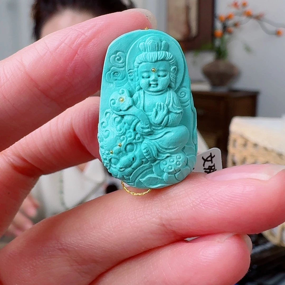 未镶嵌绿松石珠宝奇石