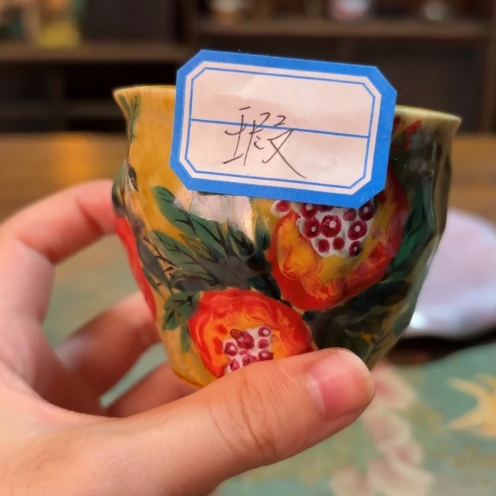 姚***姚柴烧纯手工手绘陶瓷