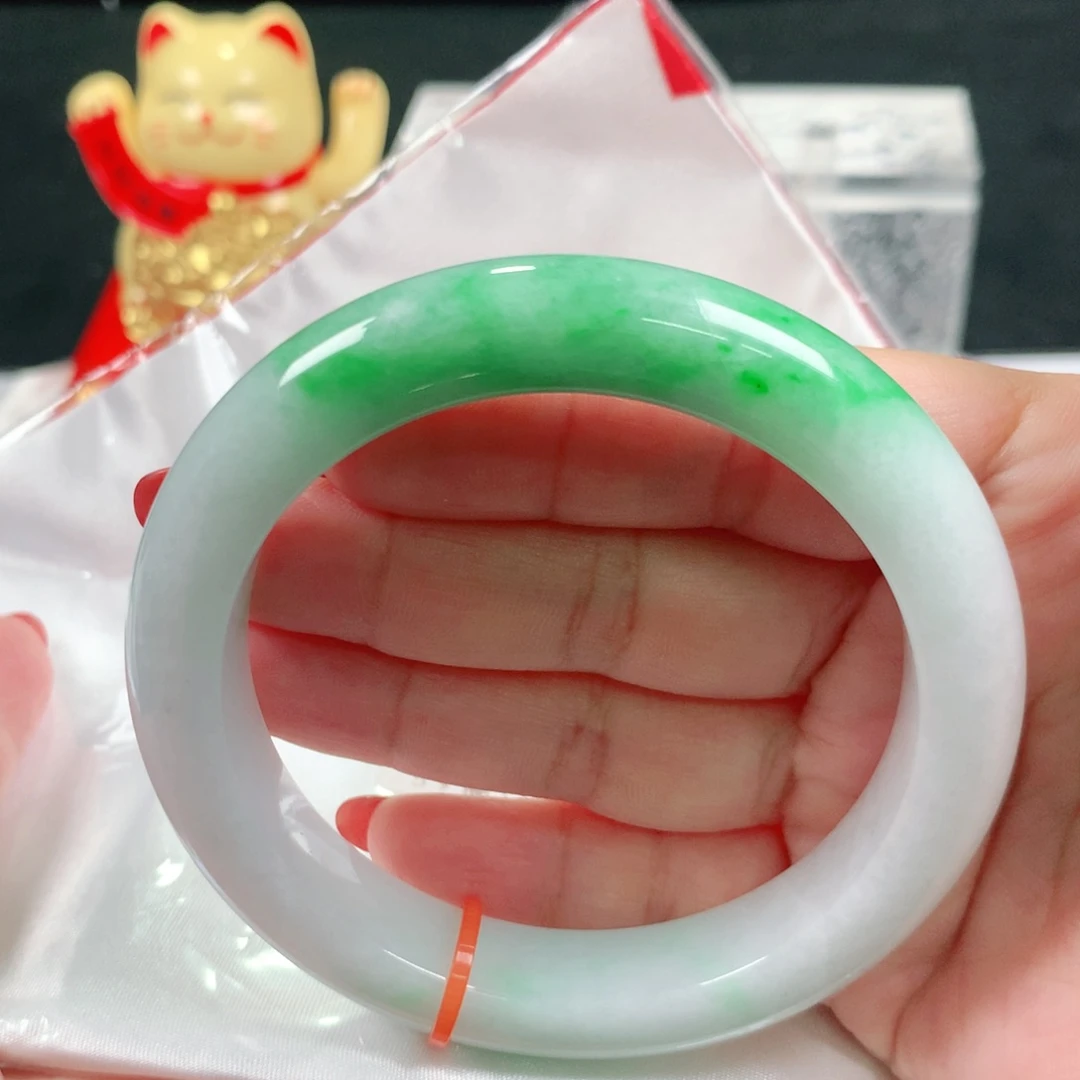 未镶嵌手镯翡翠编号DH1225 正圈59