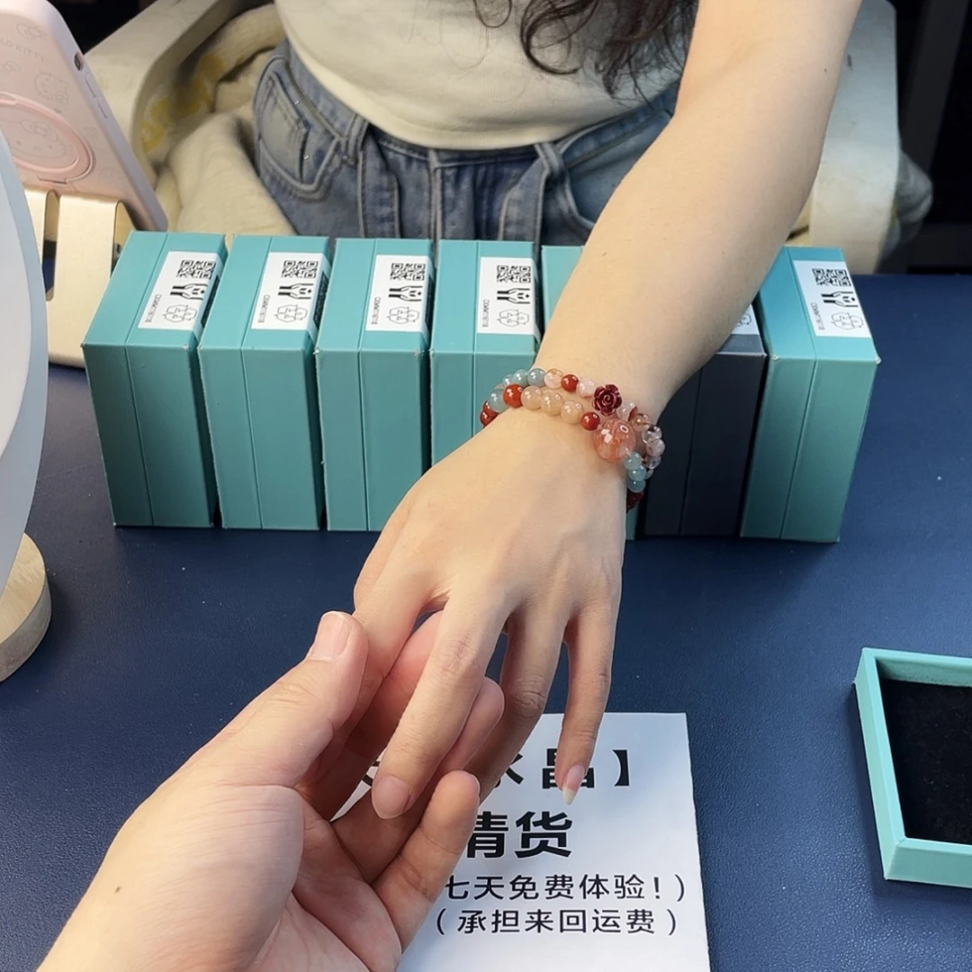 银S925镶嵌手链水晶