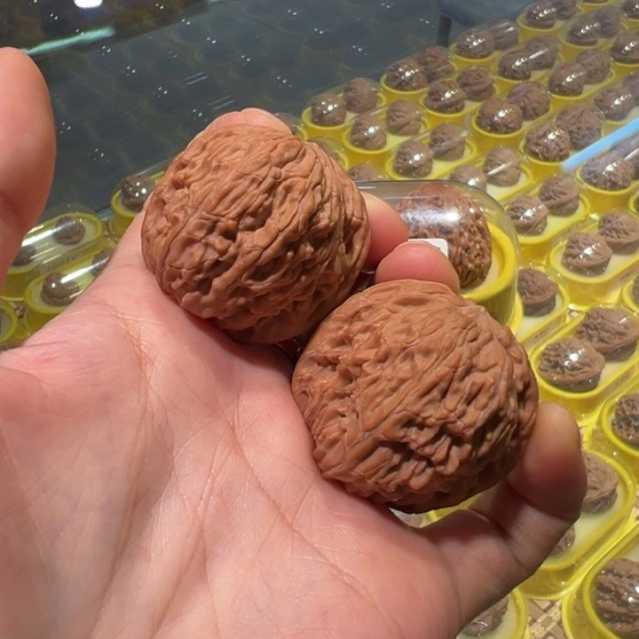 文玩核桃把件38磨盘