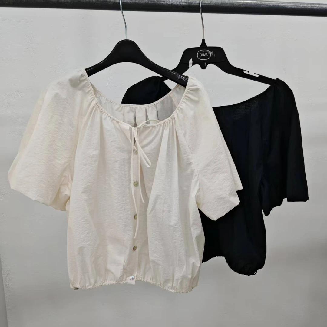 [艺琳]圆领绳小衫