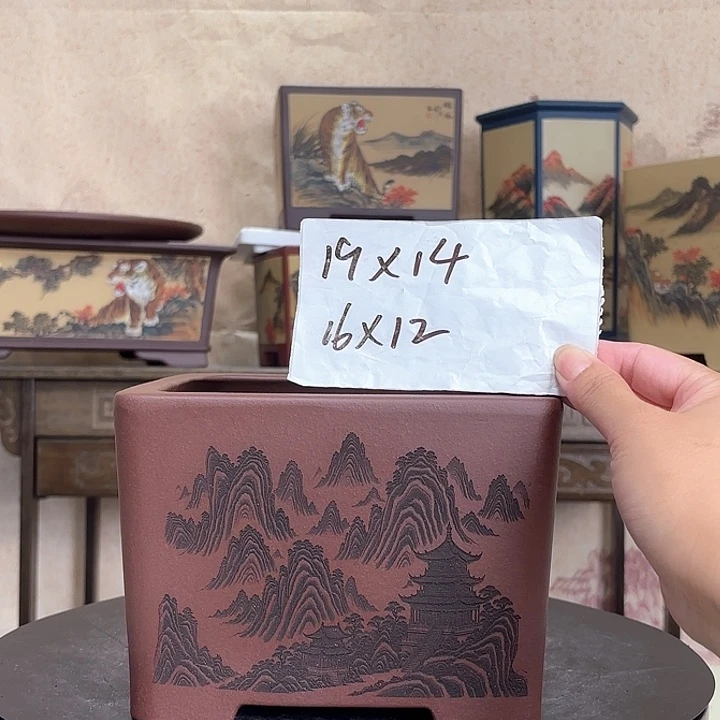 紫砂花盆宜兴紫砂