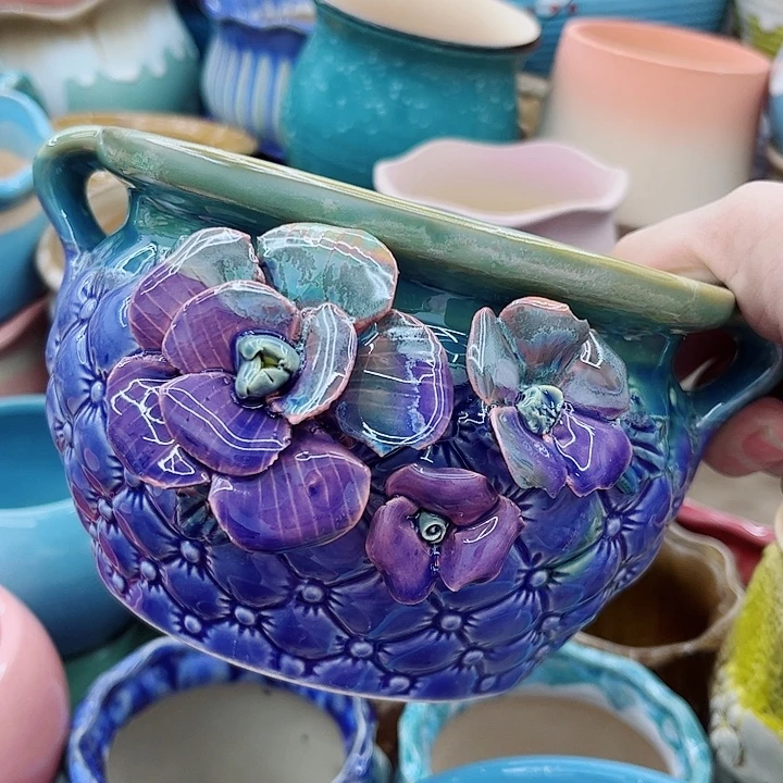 多肉绿植陶瓷花盆