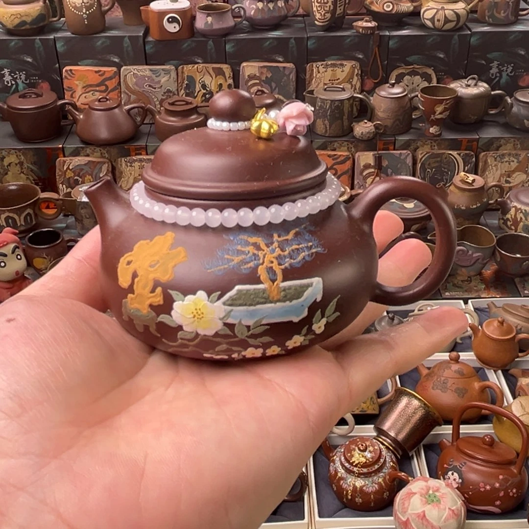 茶壶紫砂145cc原矿精工半手