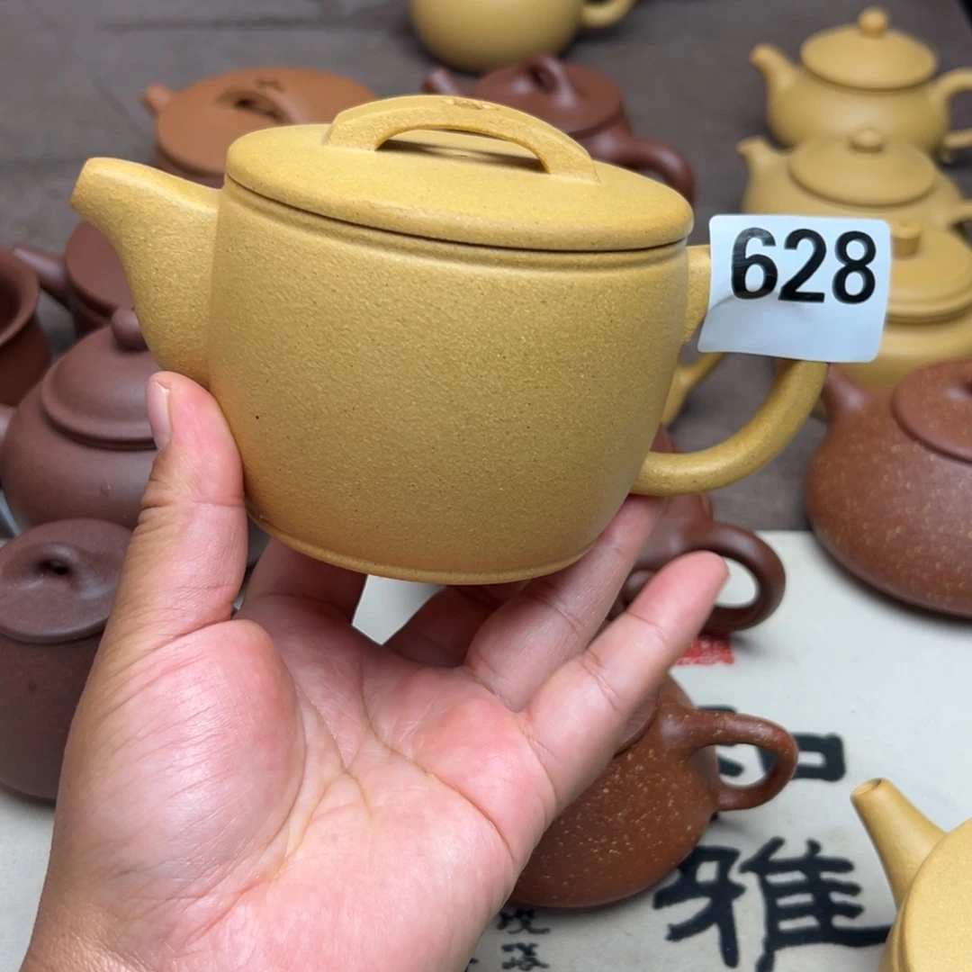 紫砂茶壶黄金段半手工350cc左右瑕疵