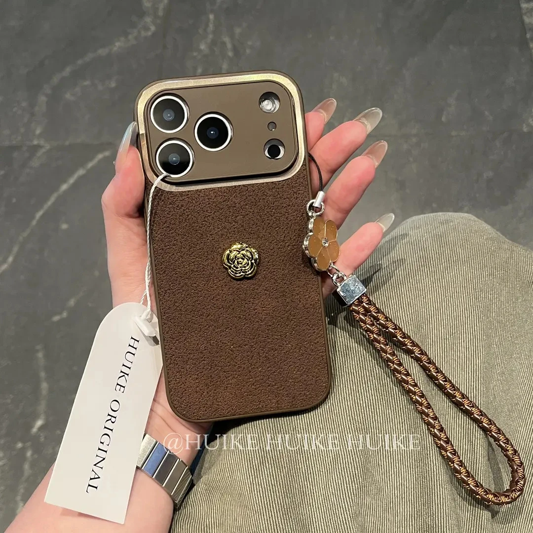 苹果17秋冬美拉德皮质适用苹果16手机壳iphone15/14/13promax全包