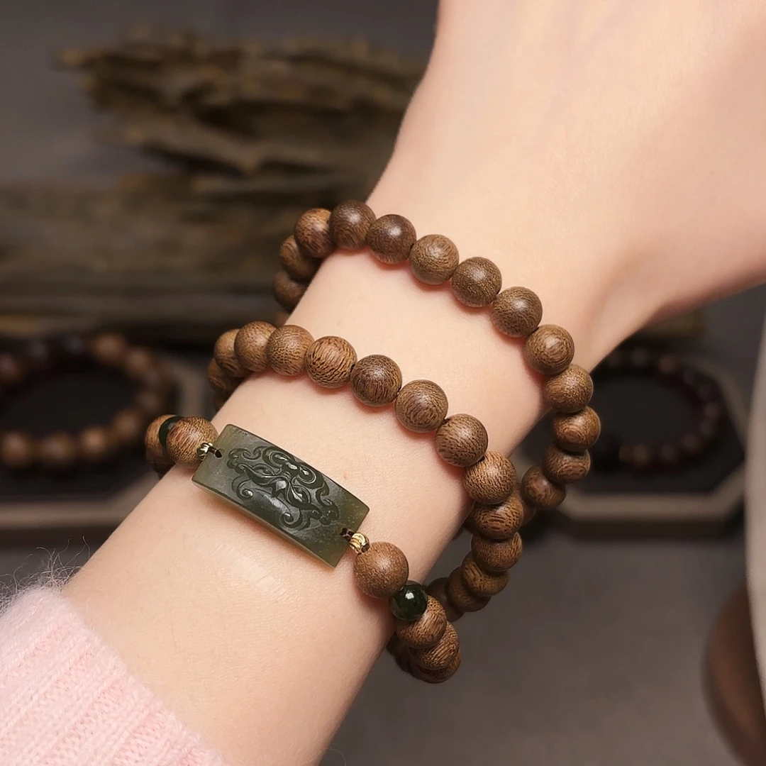 手串沉香越南芽庄绿棋楠帝王料0.8配饰